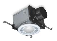 3GYX6 Vent Light Combination, 120V, 4 In. Dia.