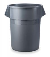 4W015 Round Container, 20 G, Gray