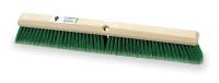 3U766 Push Broom, Green Synthetic, Floor Brush