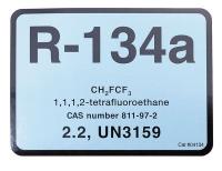 3HAF4 R-134A Refrigerant ID Labels