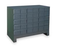 3HFK2 Drawer Cabinet, D 17 1/4, With 30 Drawers