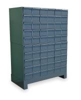3HFK4 Drawer Cabinet, D 17 1/4, With 60 Drawers
