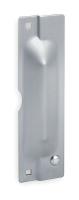 3HJA4 Latch Guard, Satin, for 2-1/8 In. Dia.Lock