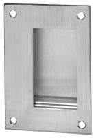 3HJA8 Flush Pull, Satin Stainless Steel Finish