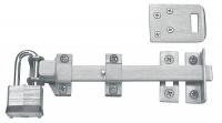 3HJD9 Surface Bolt, Satin Chrome