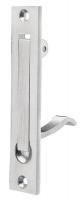 3HJH9 Lever Edge Pull, Satin Chrome