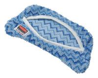 3HKC2 Damp Mop Cover, Blue and White
