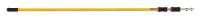 3HKC9 Extension Handle, AL, Ylw, 6 to 18 ft. In L