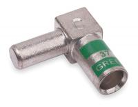 3HLG4 Flag Connector, 1 AWG, Green