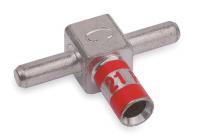 3HLH2 Tee Connector, 8 AWG, Red