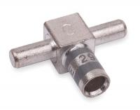 3HLH4 Tee Connector, 4 AWG, Gray