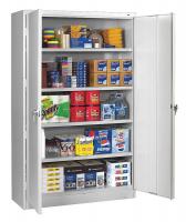 3HNR1 Storage Cabinet, Welded, Light Gray