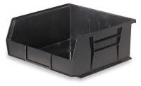 3HRY7 Stack &amp; Hang Bin, 7x16 1/2x14 3/4, Blk