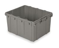 3HRZ3 Detached Lid Container, L 24, W 20, Gray