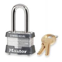 3HTZ7 Non Rekeyable Padlock, Steel, Key No.851
