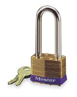 3HUD8 Non Rekeyable Padlock, BrassKey No.0505