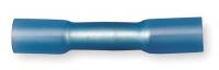 3HY92 Butt Splice Connector, Blue, 16-14, PK25