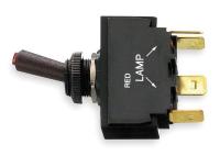 3HZ83 Lighted-Tip Toggle Switch, SPST, On/Off