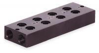 3JCR2 Manifold Block, 4 Stations, 1/4 NPT