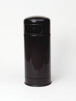 3JFE9 Trash Receptacle, Black Gloss, 14 Gal