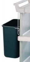 3JKV3 Wastebasket, Black, Plastic, 13 In. W