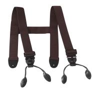 3JLY9 Wader Suspenders, 1-1/2 In, Brown