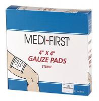 3JME2 Gauze Pads, Sterile, 4 x 4 In, PK 10