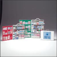 3JMJ5 First Aid Cabinet, Filled, 2 Shelf