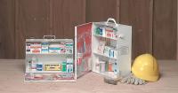 3JML6 First Aid Cabinet, Filled, 3 Shelf, Constr