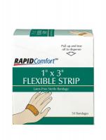 3JNJ6 Flexible Fabric Bandages, 1x3 In, PK100