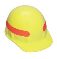 3JNT8 Hard Hat, FtBm, NSltd, 8Rcht, HiViz Yl w/Org