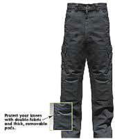 3JRA7 Pants, Black, Cotton, 1.0 cal/cm2