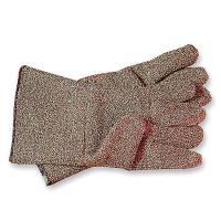 3JRD3 Heat Resistant Gloves, Brown/White, XL, PR