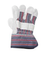 3JTH8 Leather Palm Gloves, Safety Cuff, Youth, PR