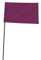 3JUR8 Marking Flag, Purple, Blank, Vinyl, PK100