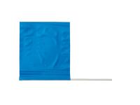 3JVC1 Marking Flag, Blue Glo, Blank, PVC, PK100