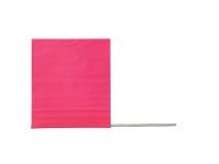 3JVC5 Marking Flag, Pink Glo, Blank, PVC, PK100
