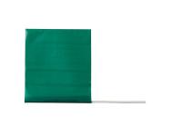 3JVC8 Marking Flag, Green, Blank, PVC, PK100