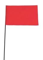 3JVT1 Marking Flag, Fluor Orange, Vinyl, PK100