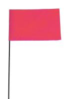 3JVF2 Marking Flag, Fluor Pink, Vinyl, PK100
