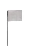 3JVF8 Marking Flag, Clear, Blank, Vinyl, PK100