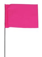 3LVE6 Marking Flag, Fluor Pink, Vinyl, PK100