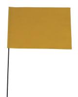 3JVJ6 Marking Flag, Yellow, Blank, Vinyl, PK100