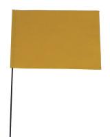 3JUV3 Marking Flag, Yellow, Blank, Vinyl, PK100