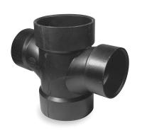 3JWE3 Reducing Double Sanitary Tee, 4x4x2x2 In