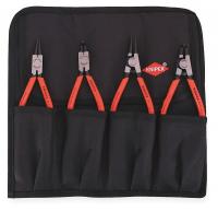 3JXP3 Ret Ring Plier Set, Int/Ext, 0/90 Deg, 4 PC