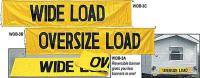 3JXY5 Wide Load/Oversize Banner, 18 x 96&quot;