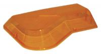 3JXY8 Light Bar Lens, Amber