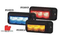 3JYP9 Warning Light, LED, Amber, Surf, Rect, 3-1/2L