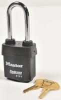 3JZG5 Covered Laminated Padlock, 2-1/8 In, Steel